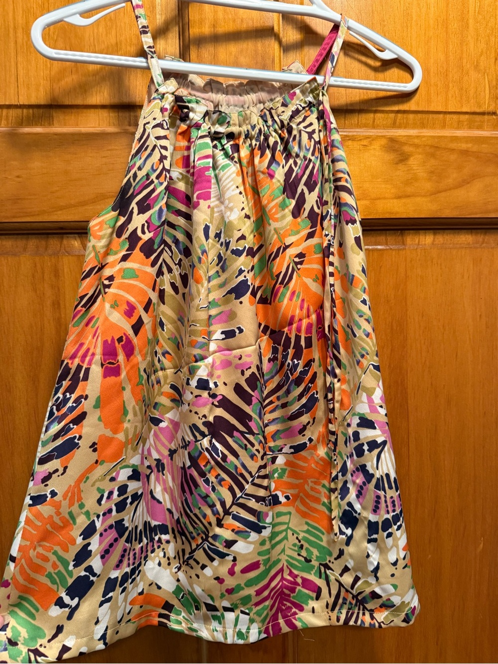 Jade Multicolor Tropical Circle Skirt